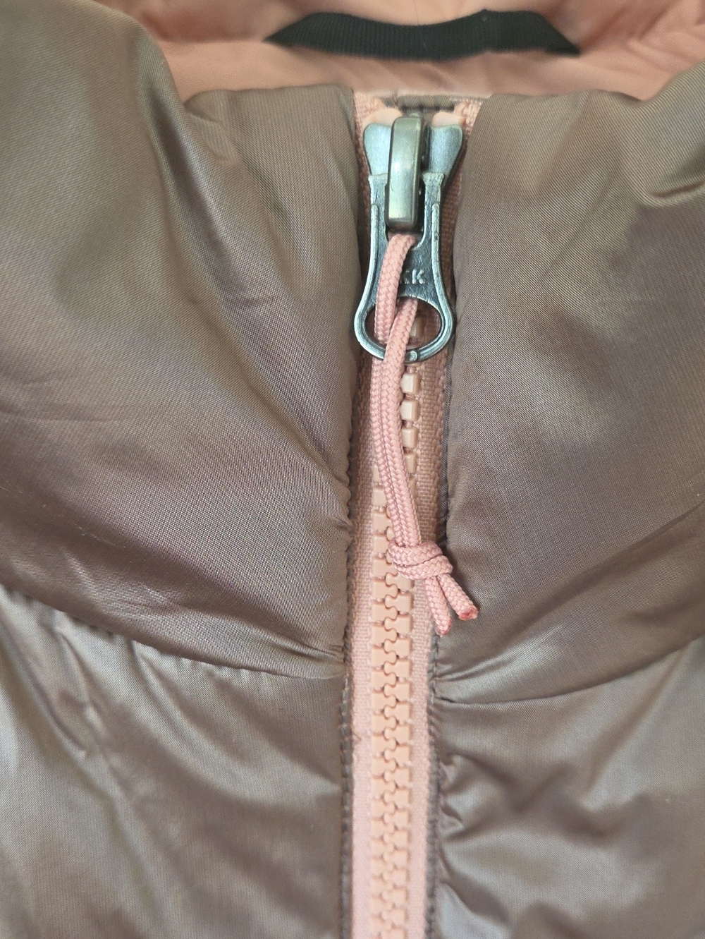 The North Face Aconcagua‎ Pink Clay 550 Down Puffer Jacket Size L - Picture 9 of 12